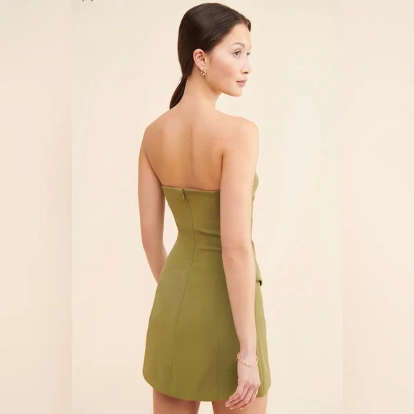 👗Rare London Bandeau Waistcoat Mini Dress👗 - Picture 4 of 5